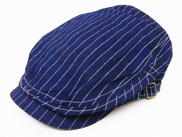 RRL ウォバッシュストライプ　ハンチング　キャップ クリックポスト170円も可】 RRL ダブルアールエル ウォバッシュ デニム