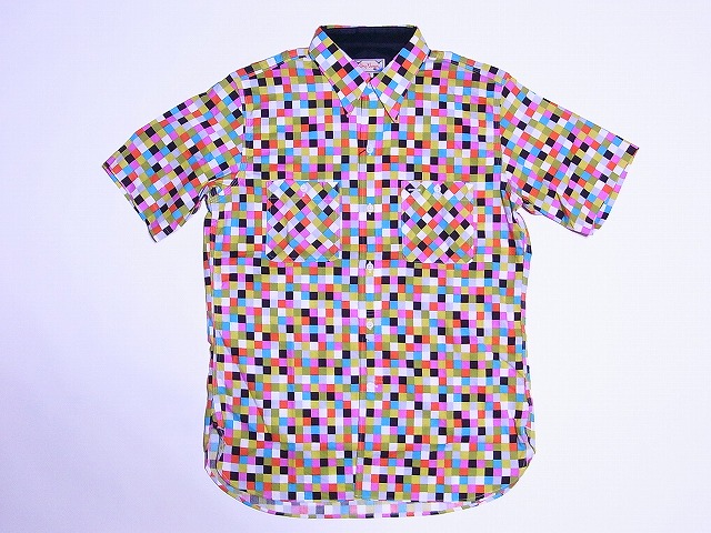 Dry Bones[ドライボーンズ] ワークシャツ SPICE 半袖 DS-1836 Printed Work Shirt (MULTI) 送料無料【smtb-kd】