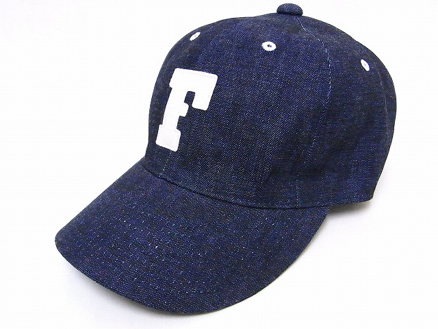 Fロゴ刺繍ダークグレーキャップ・フルカウント Fロゴ刺繍ダークグレーキャップ・フルカウント