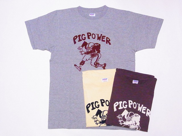 DUBBLE WORKS[ダブルワークス] Tシャツ 242-33005-04 PIG POWER