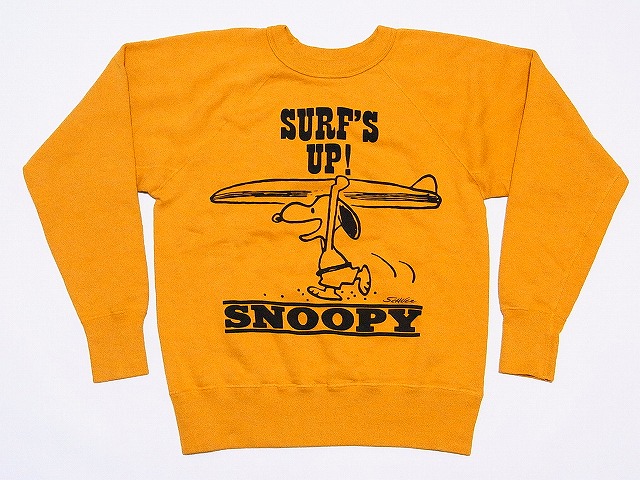 楽天市場 Warehouse ウエアハウス スウェット ヴィンテージスヌーピー Surf S Up Snoopy イエロー 送料無料 代引き手数料無料 Rcp American Clothing Cream