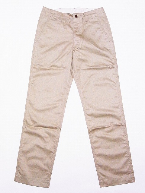 WAREHOUSE[御召しもの住み家] チノ食パン 1082 CHINOES (ベージュ/NON-WASH) 貨物輸送無料 代引っ張ること委員会無料