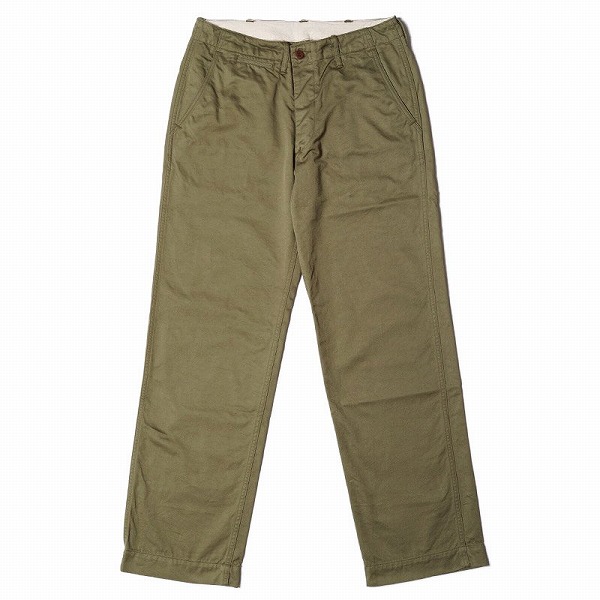 WAREHOUSE[御召しもの住み家] チノ食パン 1082 CHINOES (緑であること/NON-WASH) 貨物輸送無料 代引っ張ること委員会無料