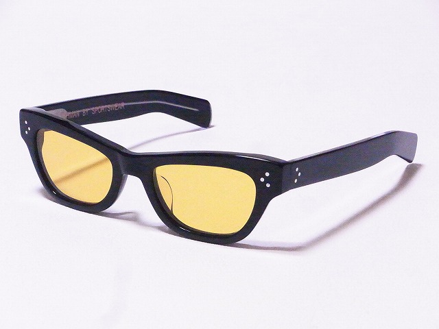 CUSHMAN[クッシュマン] サングラス 29030 BLACK FRAME WELLINGTON 黒縁メガネ 眼鏡 ブラックフレーム ウェリントン (ブラック×イエロー) 送料無料 代引き手数料無料