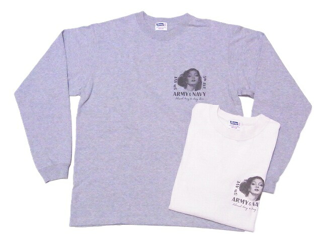 Pherrow[フェローズ] ロンT 25W-PLT4 ロングスリーブTシャツ 長袖Tシャツ 5th AVE ARMY ＆ NAVY MILITARY PUPPLIES