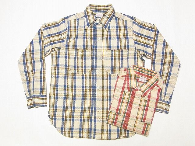 ウェアハウス　バッファローチェック　ヘビーフランネルシャツ　サイズL ベージュ 今日はウエアハウスのバッファローチェックネルシャツの話 | TRAVIS