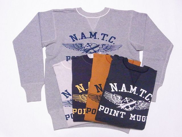 WAREHOUSE[御召しもの住み家] 汗水 403 N.A.M.T.C. セットインフリーダム クルーネックスウェット 調教師 貨物輸送無料 代引っ張ること委員会無料