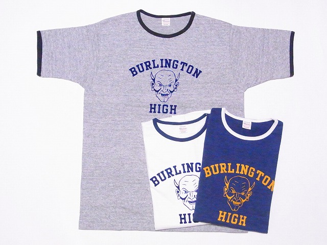WAREHOUSE[御召しもの棲み家] ティーシャツ リンガー BURLINGTON 4059 リンガーティーシャツ リンガーT