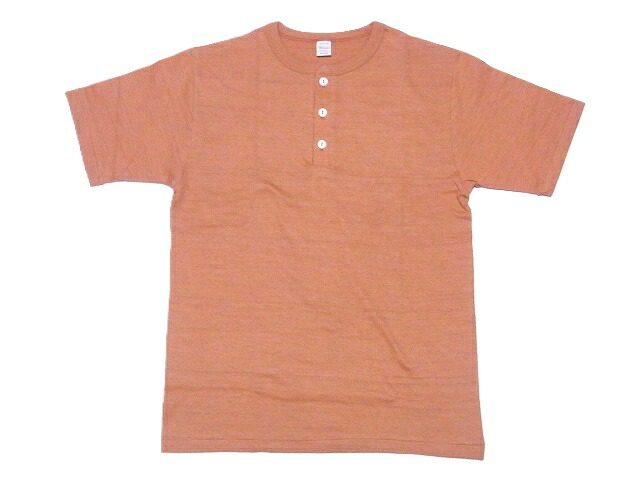 WAREHOUSE[御召しもの住み家] ティーシャツ ヘンリーのど首ティーシャツ 無地 HENRY NECK TEE 4601 (暗然たる秋味)