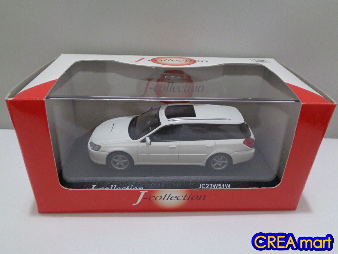 京商Ｊコレクション ミニカー【中古】スバル レガシィ 2.0GT サテンホワイト JC23W51W