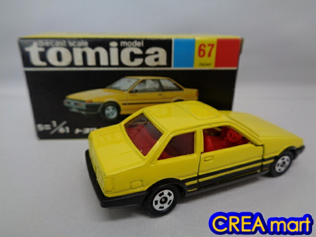 楽天市場 黒箱トミカ 日本製 中古 67 4 トヨタ スプリンタートレノ2ドア 黄 絶版トミカ Creamart 楽天市場店