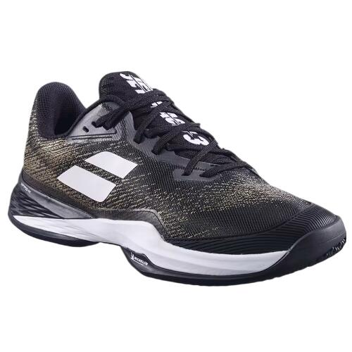 Babolat バボラ 砂入り口・入口人工芝厚地の外套用庭球シューズ JET MACH 3 SAND GRASS M   ジェット機マッハ3  メンズ 黒いこと x 白いこと