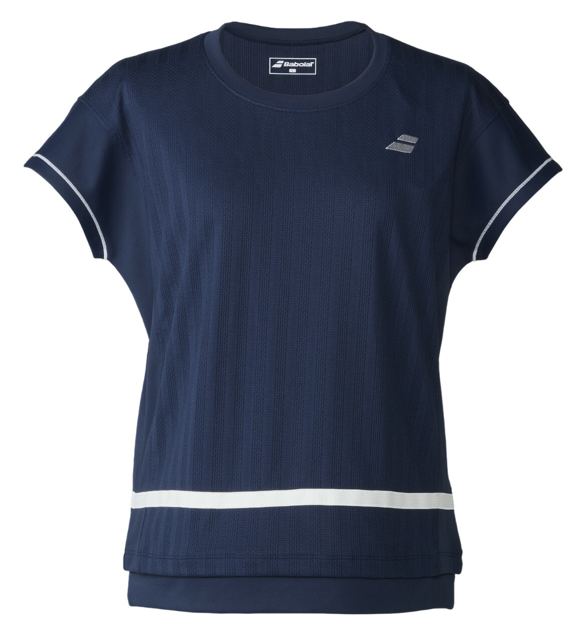 2026年春夏発売青写真 Babolat バボラ 庭球お召しもの レディス PLAY SHORT SLEEVE SHIRT LOOSE FIT プレイレンジ 半袖取り組みプルオーバー ルーズフィット BWP6327 NV00