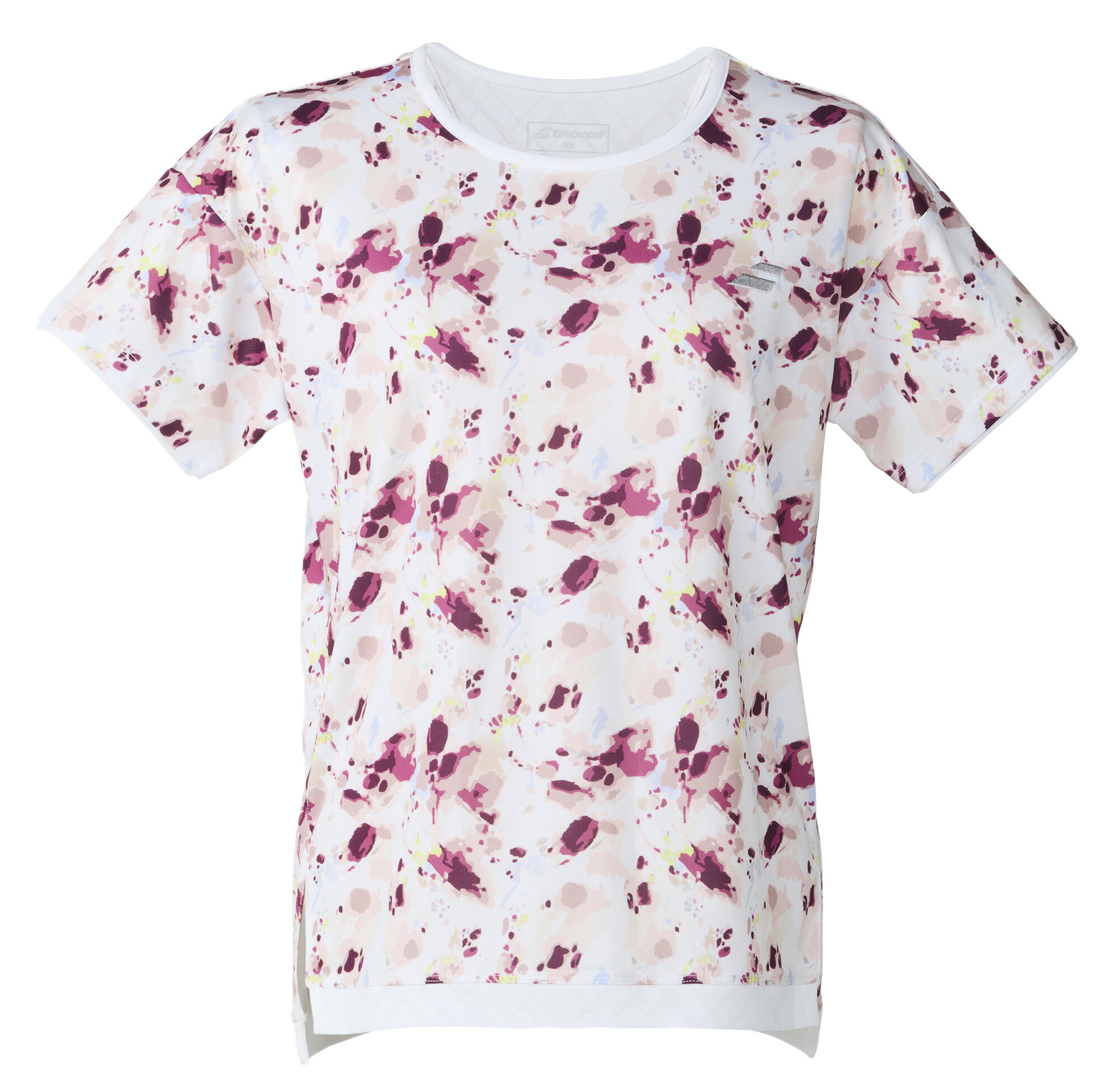 2026年春夏発売青写真 Babolat バボラ 庭球お召しもの レディス PLAY SHORT SLEEVE SHIRT LOOSE FIT プレイレンジ 半袖取り組みプルオーバー ルーズフィット BWP5574 WH00