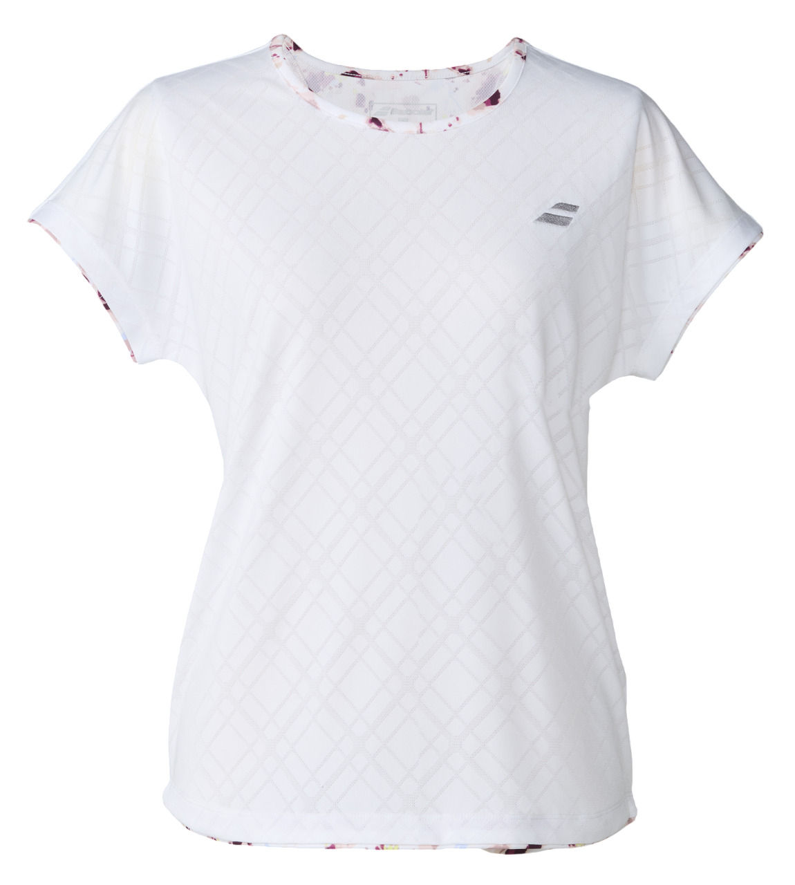 2026年春夏発売青写真 Babolat バボラ 庭球お召しもの レディス PLAY SHORT SLEEVE SHIRT LOOSE FIT プレイレンジ 半袖取り組みプルオーバー ルーズフィット BWP6324 WH00