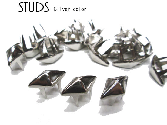 楽天市場】ひし形スタッズ ダイヤデザイン (H12×W7mm)☆4色☆日本製