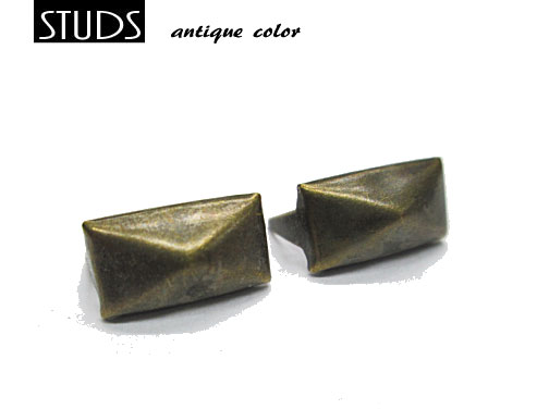 楽天市場】スタッズ鋲ピラミッド型サイズは3種類 ☆20個入り☆ パーツ