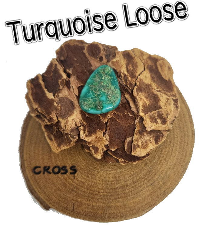 ru-137 Turquoise MT ターコイズルース カボション アクセサリー/材料/彫金/コレクション