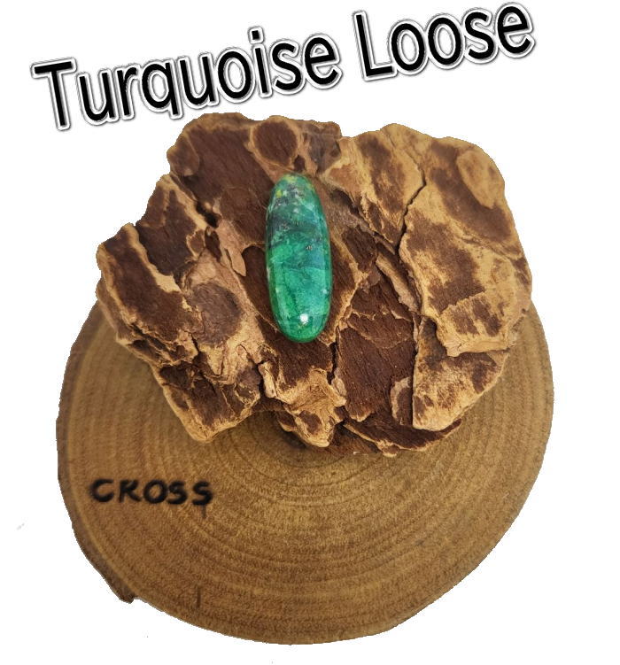 ru-149 Turquoise MT ターコイズルース  カボション 添え物/原料品/彫金/寄せあわせ