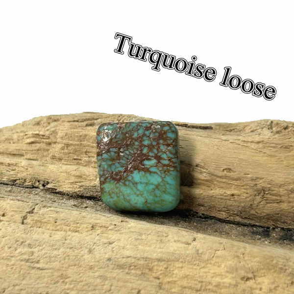tru-67ターコイズ ルース Turquoise アメリカ【USA】ターコイズ カボション アクセサリー/材料/彫金/コレクション