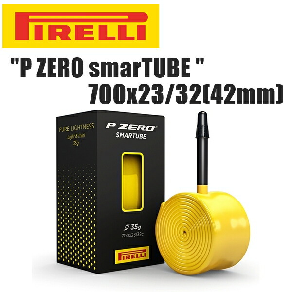 Pirelli P Zero SmarTube Chambre à Air 700c 23-32c Valve Presta 42mm Noire Neuve