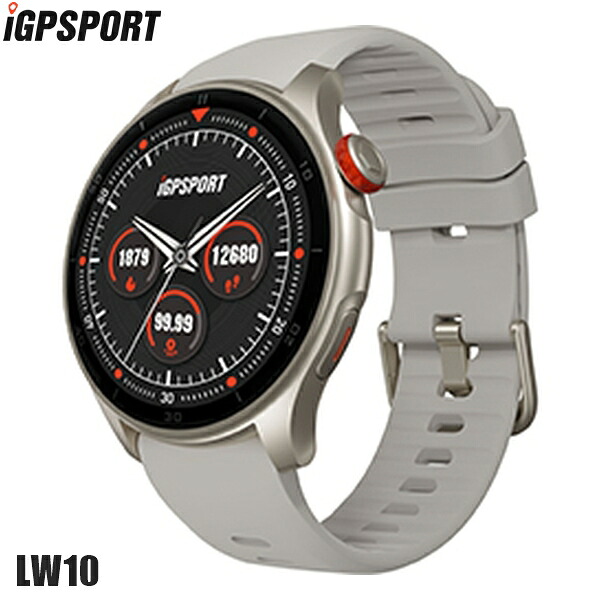 iGPSPORT アイジーピースポーツ LW10 ベージュ スマートウオッチ スポーツウォッチ 時計 自転車｜サイクルロード