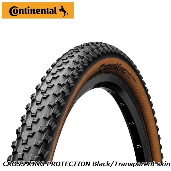 CONTINENTAL コンチネンタル CROSS KING PROTECTION Black/Transparent skin マウンテンバイク用オフロードタイヤ