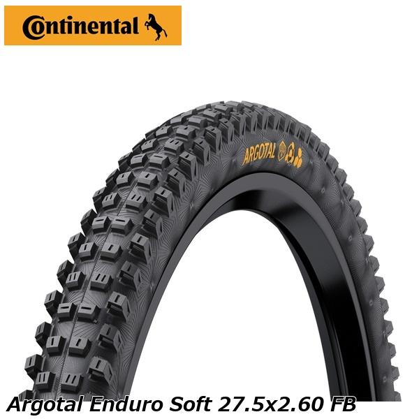 CONTINENTAL コンチネンタル Argotal Enduro Soft 27.5x2.60 FB マウンテンバイク用オフロードタイヤ