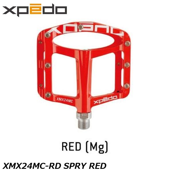 XPEDO エクスペド XMX24MC-RD SPRY RED 自転車 フラットペダル|サイクルロード