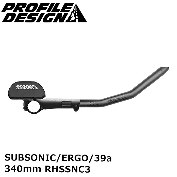 PROFILEDESIGN プロファイルデザイン SUBSONIC/ERGO/39a 340mm RHSSNC3 DHバー TTハンドル｜サイクルロード