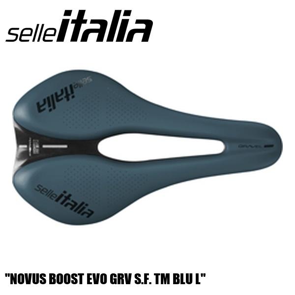 SellaItalia セライタリア NOVUS BOOST EVO GRV S.F. TM BLU L 自転車用 サドル｜サイクルロード
