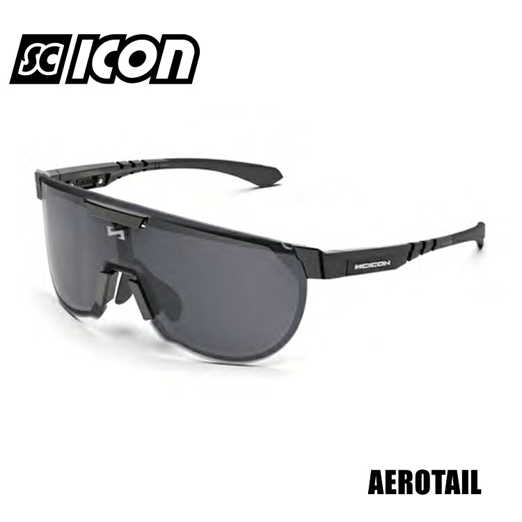 SCICONSPORTS シーコン SCICON SPORTS AEROTAIL FRAME:Black Gloss (LENS:Multimirror Silver) スポーツサングラス