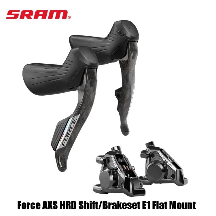 SRAM ゲットー Force AXS HRD Shift/Brakeset E1 Flat Mount 銀輪 うち切り生き肝