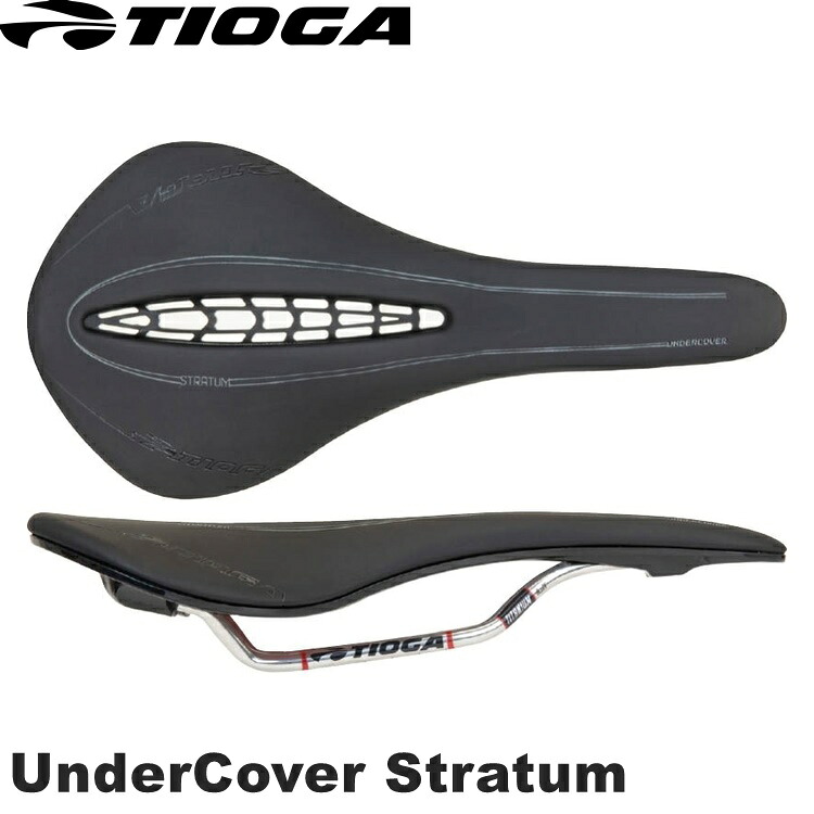 TIOGA タイオガ UnderCover Stratum アンダー取りまかなう ストレイタム クロモリ 軌跡 SDL35600 銀輪用 サドル