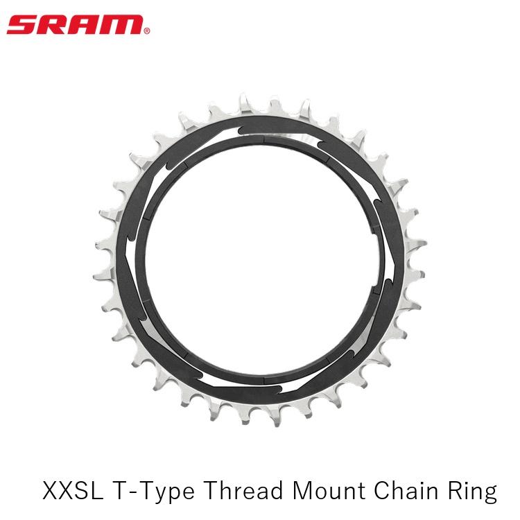 SRAM ゲットー XXSL T-Type Thread Mount Chain Ring 銀輪 チェーン店輪っか 自転車用パーツ-スポーツ・アウトドア-チェーンリング