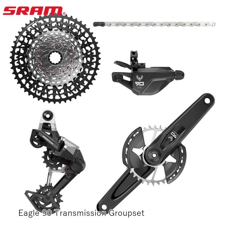 SRAM ゲットー Eagle 90 Transmission Groupset 銀輪 スターター仕掛ける