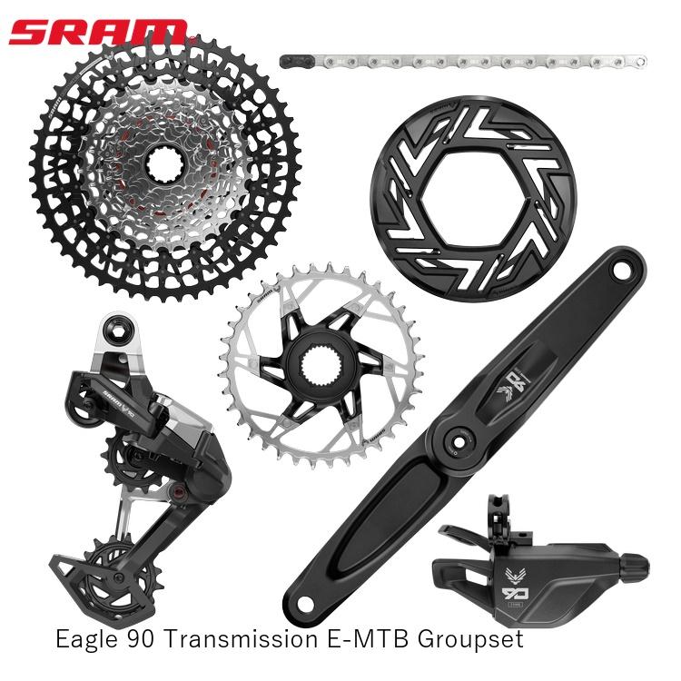 SRAM ゲットー Eagle 90 Transmission E-MTB Groupset 銀輪 スターター仕掛ける