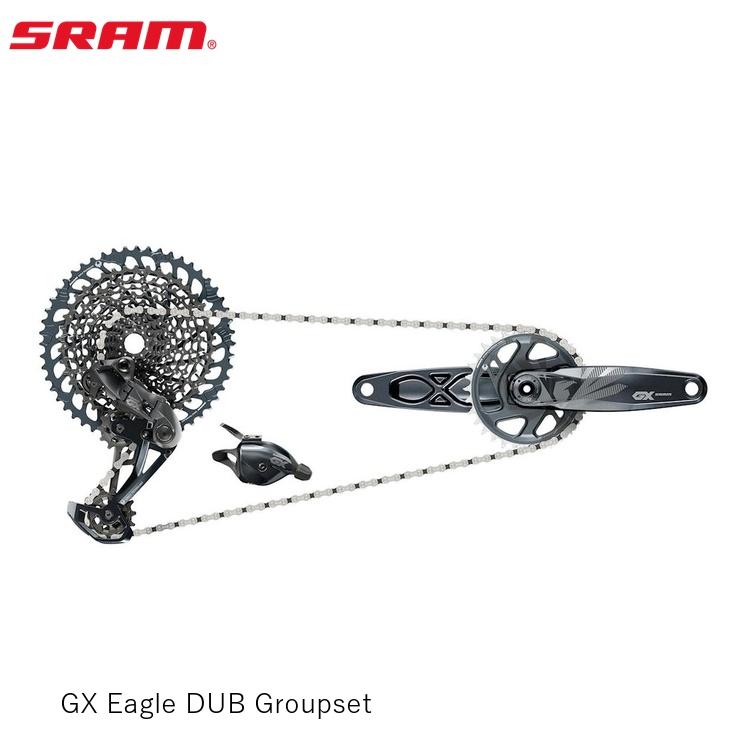 SRAM ゲットー GX Eagle DUB Groupset 銀輪 スターター書き割り