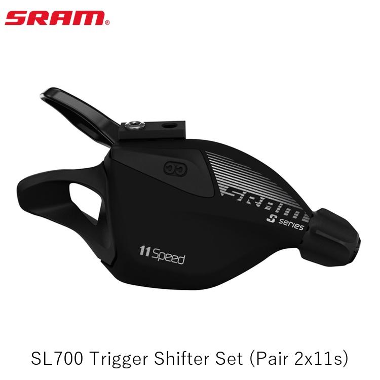 SRAM ゲットー SL700 Trigger Shifter Set (Pair 2x11s) シフター