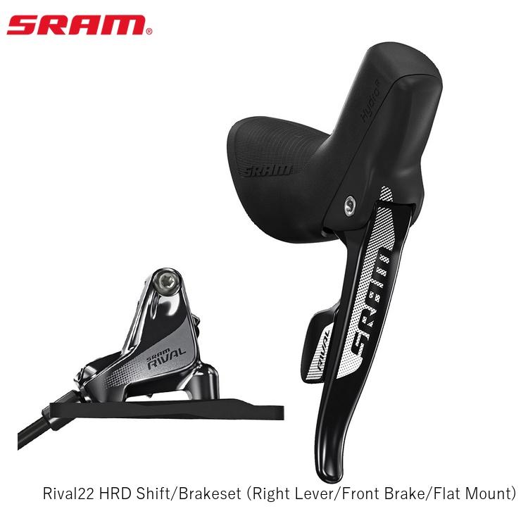 SRAM ゲットー Rival22 HRD Shift/Brakeset (Right Lever/Front Brake/Flat Mount) 銀輪 打ちきり生き肝