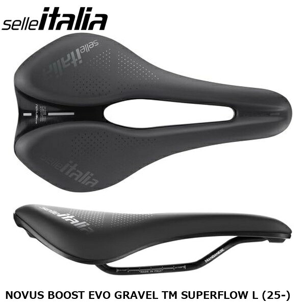 selleITALIA セライタリア NOVUS BOOST EVO GRAVEL TM SUPERFLOW L (25-) 自転車用 サドル