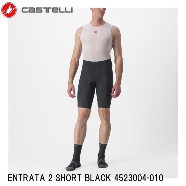 CASTELLI カステリ ENTRATA 2 SHORT BLACK 4523004-010 レーサーパンツ レーパン 自転車 サイクルウェア|サイクルロード