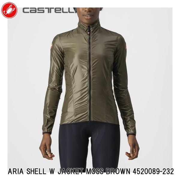 CASTELLI カステリ ARIA SHELL W JACKET MOSS BROWN 4520089-232 サイクルジャケット メンズ サイクルウェア 自転車画像