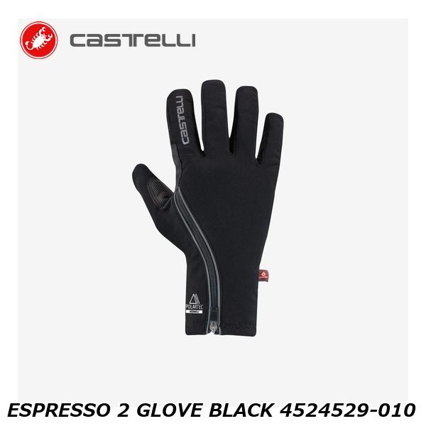 CASTELLI カステリ ESPRESSO 2 GLOVE BLACK 4524529-010 循環過程地球儀