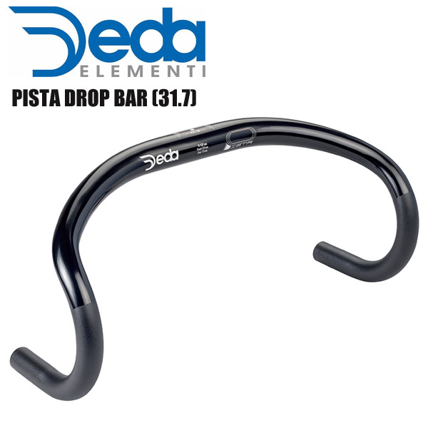 有名なブランド ブラック 420mm PISTA ハンドルバー パーツ DEDA ハンドル デダエレメンティ 自転車 PISTA42N 外-外  31.7 ドロップバー ELEMENTI ドロップハンドル ピスト 自転車・サイクリング