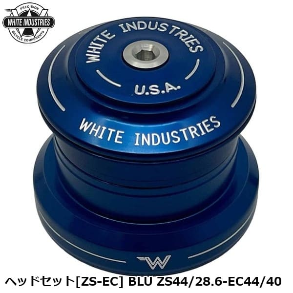 WHITE INDUSTRIES ホワイトインダストリーズ 頭顱書き割り[ZS-EC] BLU ZS44/28.6-EC44/40 銀輪 頭顱部分品