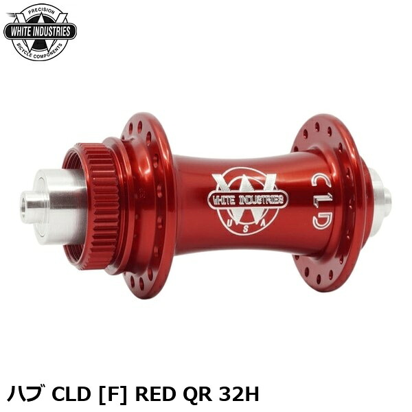 WHITE INDUSTRIES ホワイトインダストリーズ こしき CLD [F] RED QR 32H 銀輪 向こう正面こしき