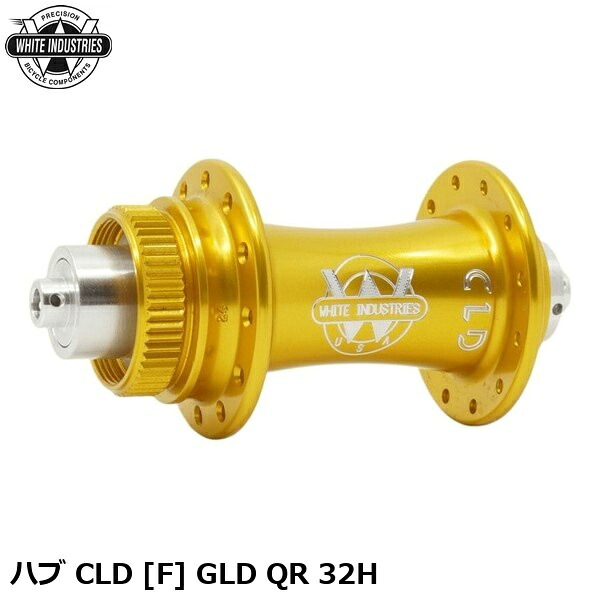 WHITE INDUSTRIES ホワイトインダストリーズ こしき CLD [F] GLD QR 32H 銀輪 向こう正面こしき