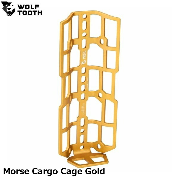 WOLF TOOTH ウルフトゥース Morse Cargo Cage Gold 自転車 ボトルケージ