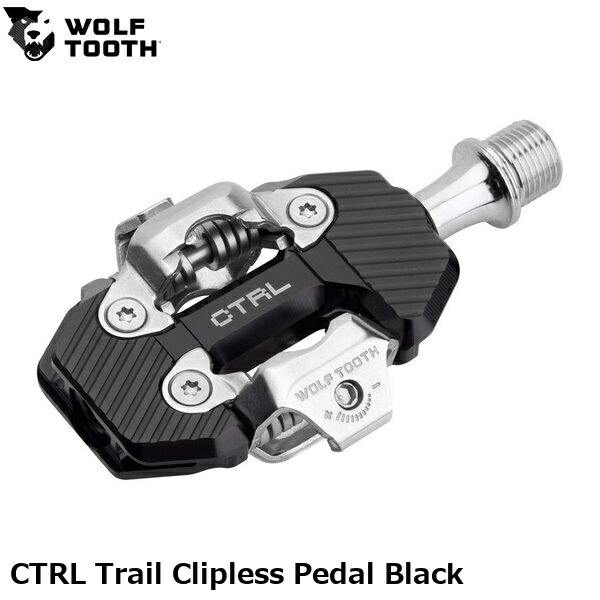 WOLF TOOTH ウルフトゥース CTRL Trail Clipless Pedal Black 銀輪 ビンディングペダル